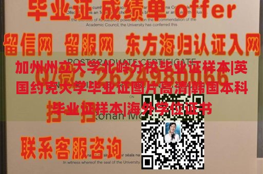 加州州立大学北岭分校毕业证样本|英国约克大学毕业证图片高清|韩国本科毕业证样本|海外学位证书